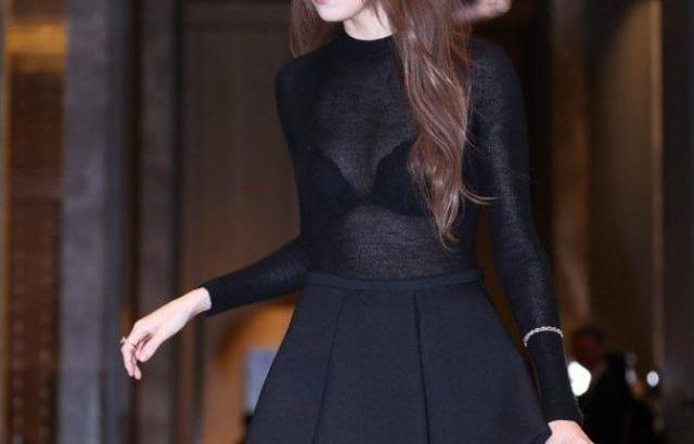 이성경 시스루 의상 검스 콤보