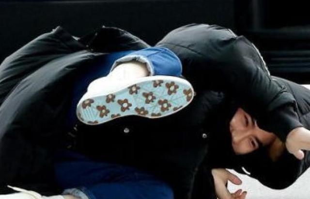 엑소 수호, '출국 전 바닥에서 뒹구르' 오맛이