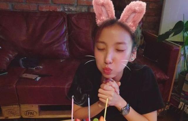오늘 생일인 레인보우 지숙