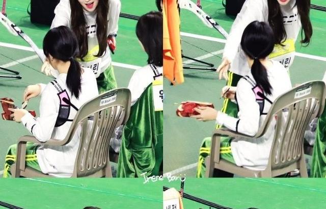 예리한테 뺏은 과자 아이린